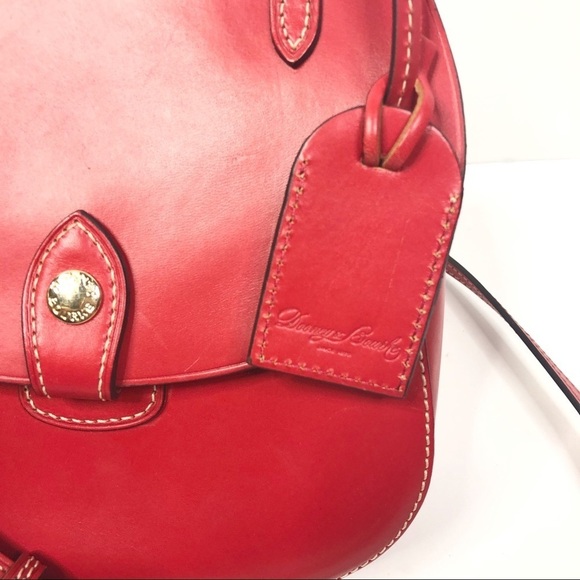 Dooney & Bourke Red Leather Happy Alto Crossbody - Picture 4 of 10